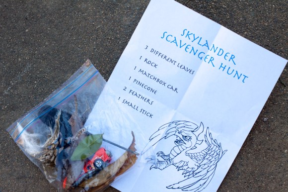 'skylander scavenger hunt'