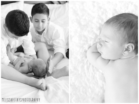 "brother's with new baby image"