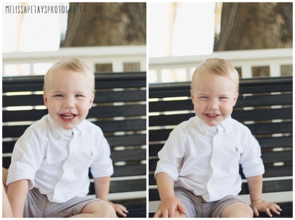 "boy on porch swing image"