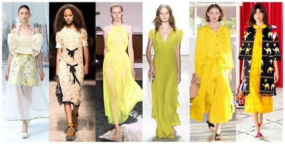 "yellow spring 2017 trends picture"