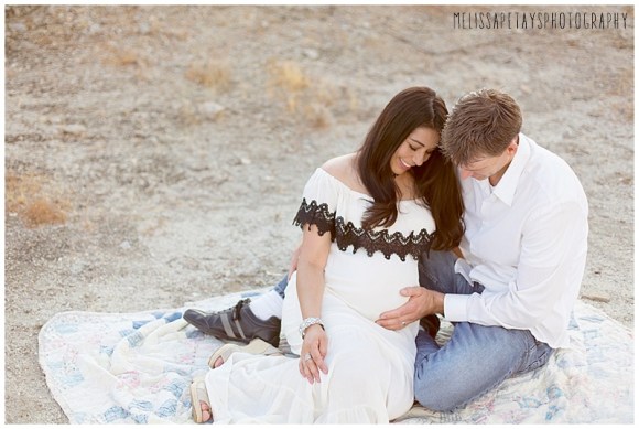 "husband wife maternity image"